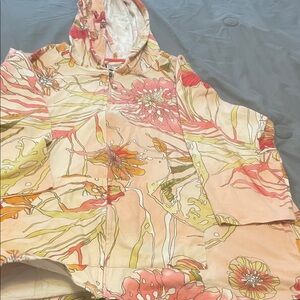 Floral Hooded Jacket